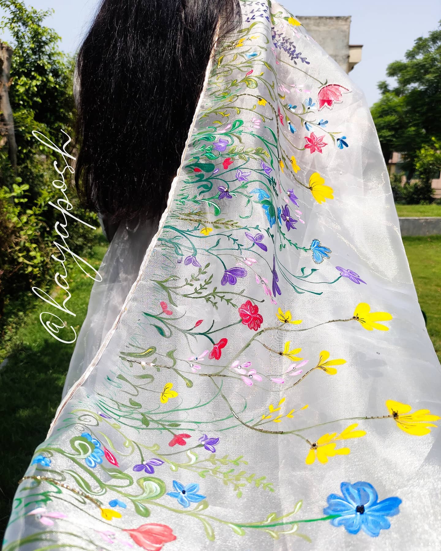 Tropical Garden - HayaPosh Anarkali #
