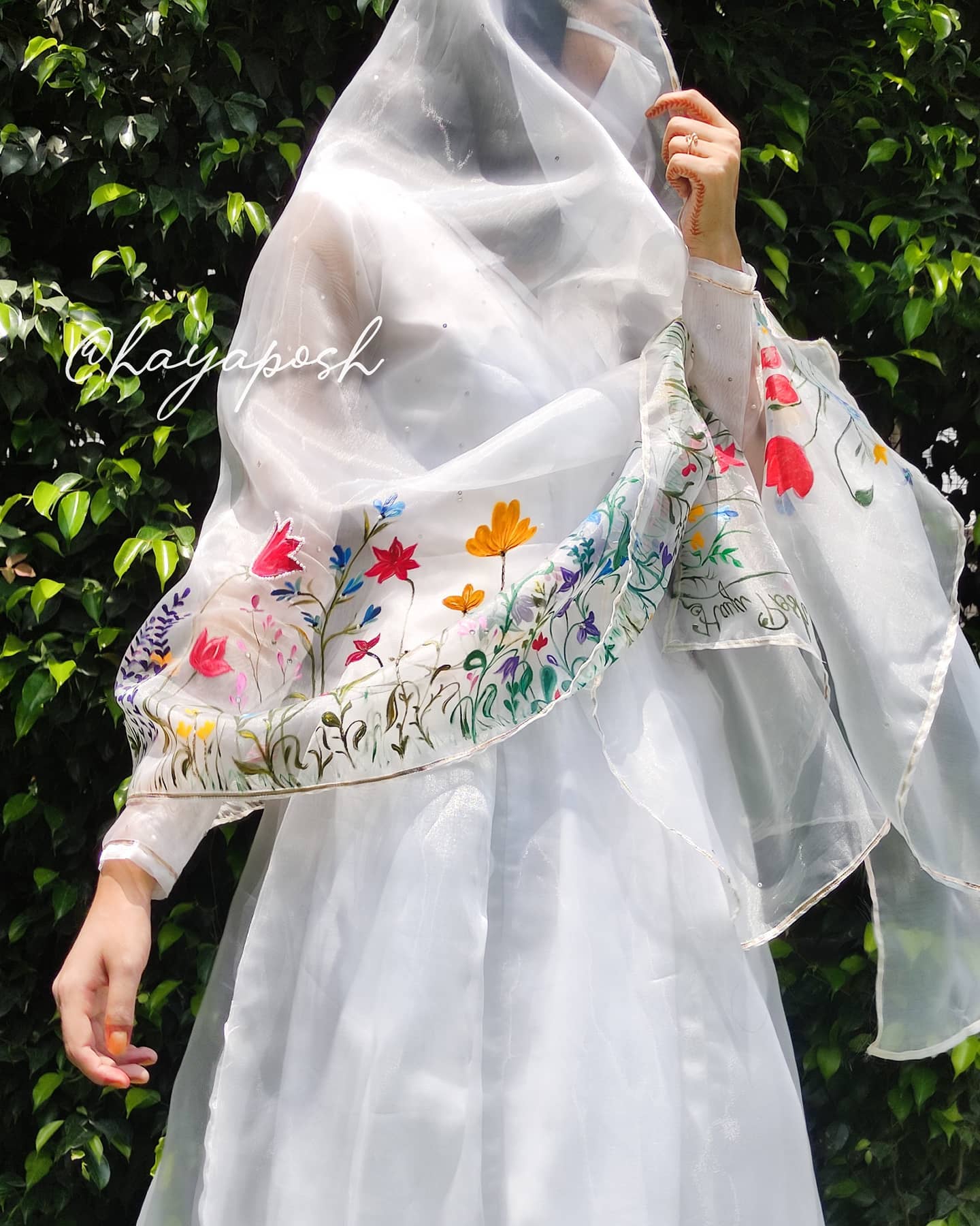 Tropical Garden - HayaPosh Anarkali #