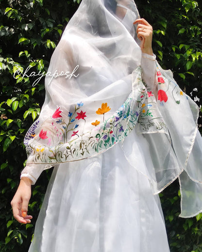 Tropical Garden - HayaPosh Anarkali #