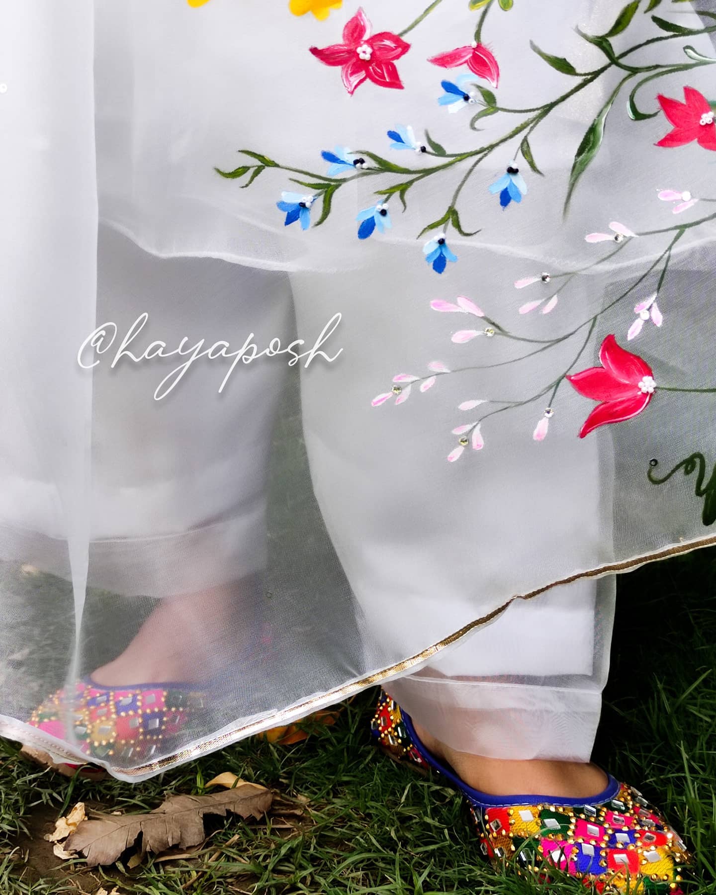Tropical Garden - HayaPosh Anarkali #