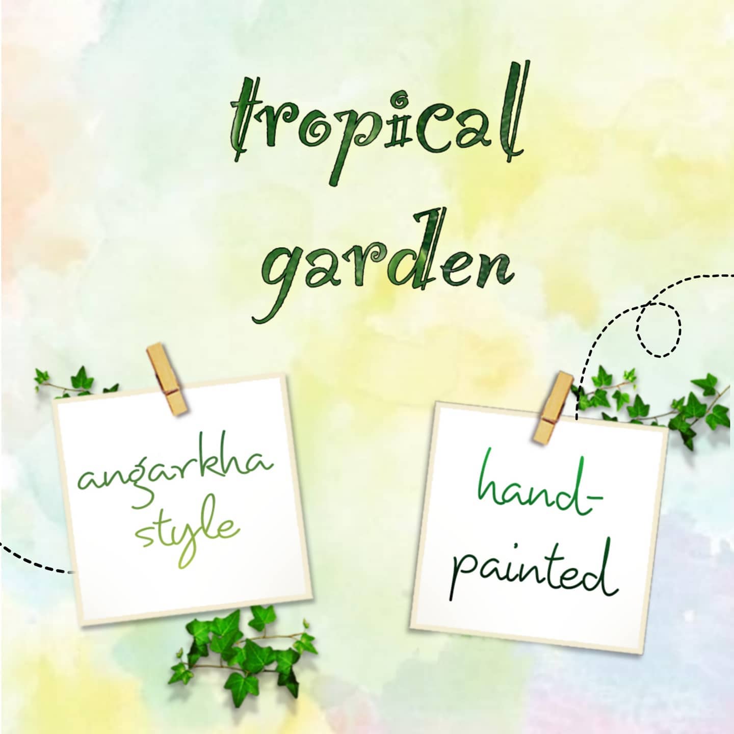 Tropical Garden - HayaPosh Anarkali #