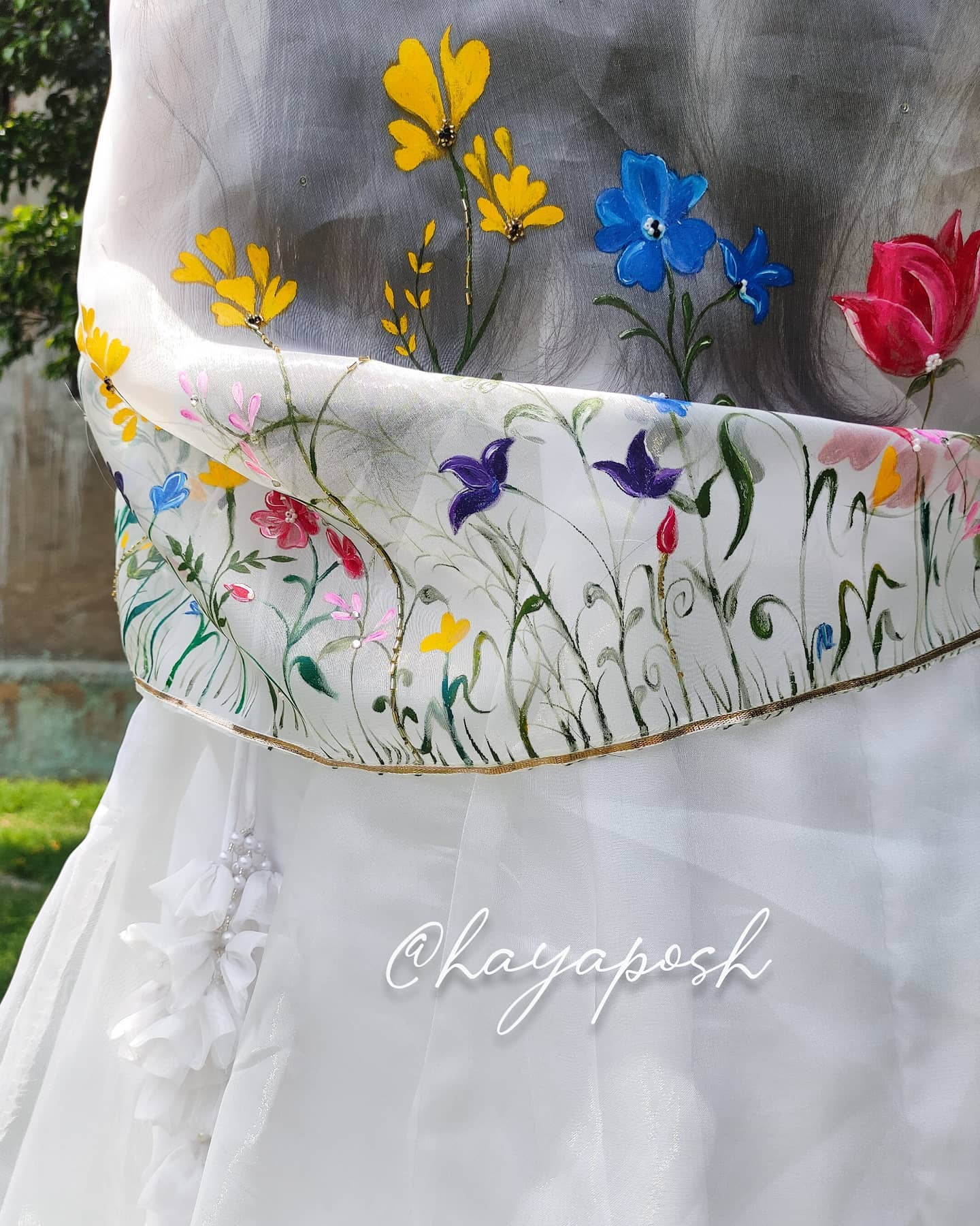 Tropical Garden - HayaPosh Anarkali #