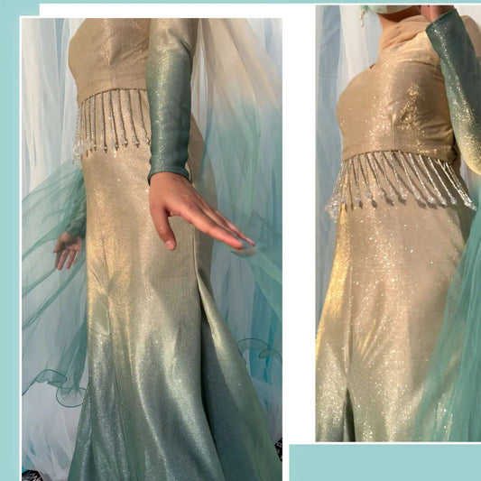 Mermaid Sparkle - HayaPosh Gown #