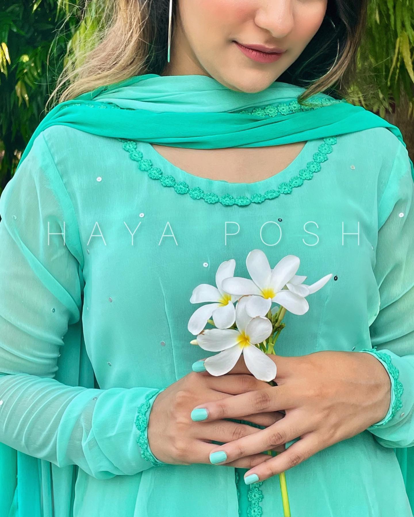 Ombre Layers - HayaPosh Anarkali #