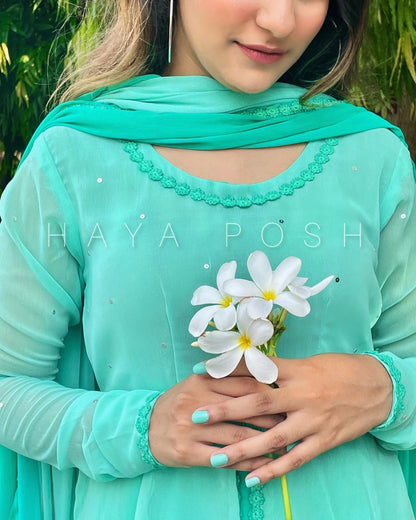 Ombre Layers - HayaPosh Anarkali #