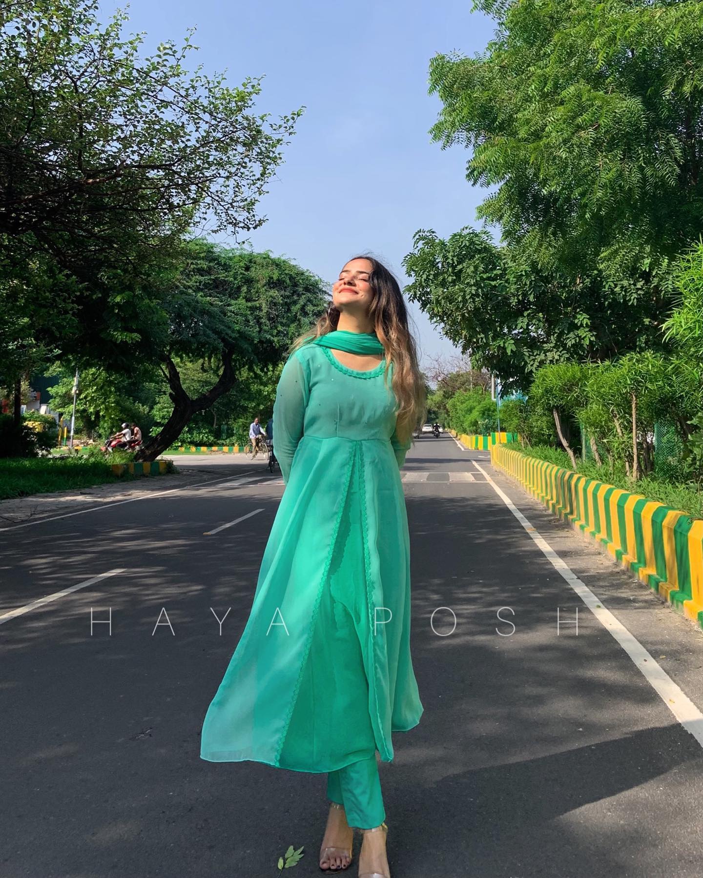 Ombre Layers - HayaPosh Anarkali #