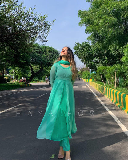 Ombre Layers - HayaPosh Anarkali #