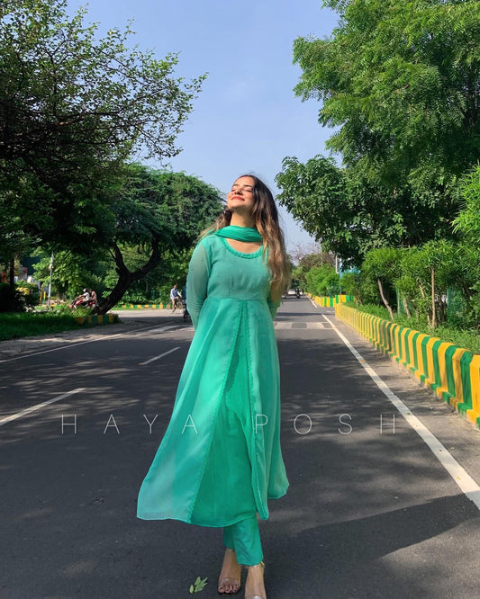 Ombre Layers - HayaPosh Anarkali #
