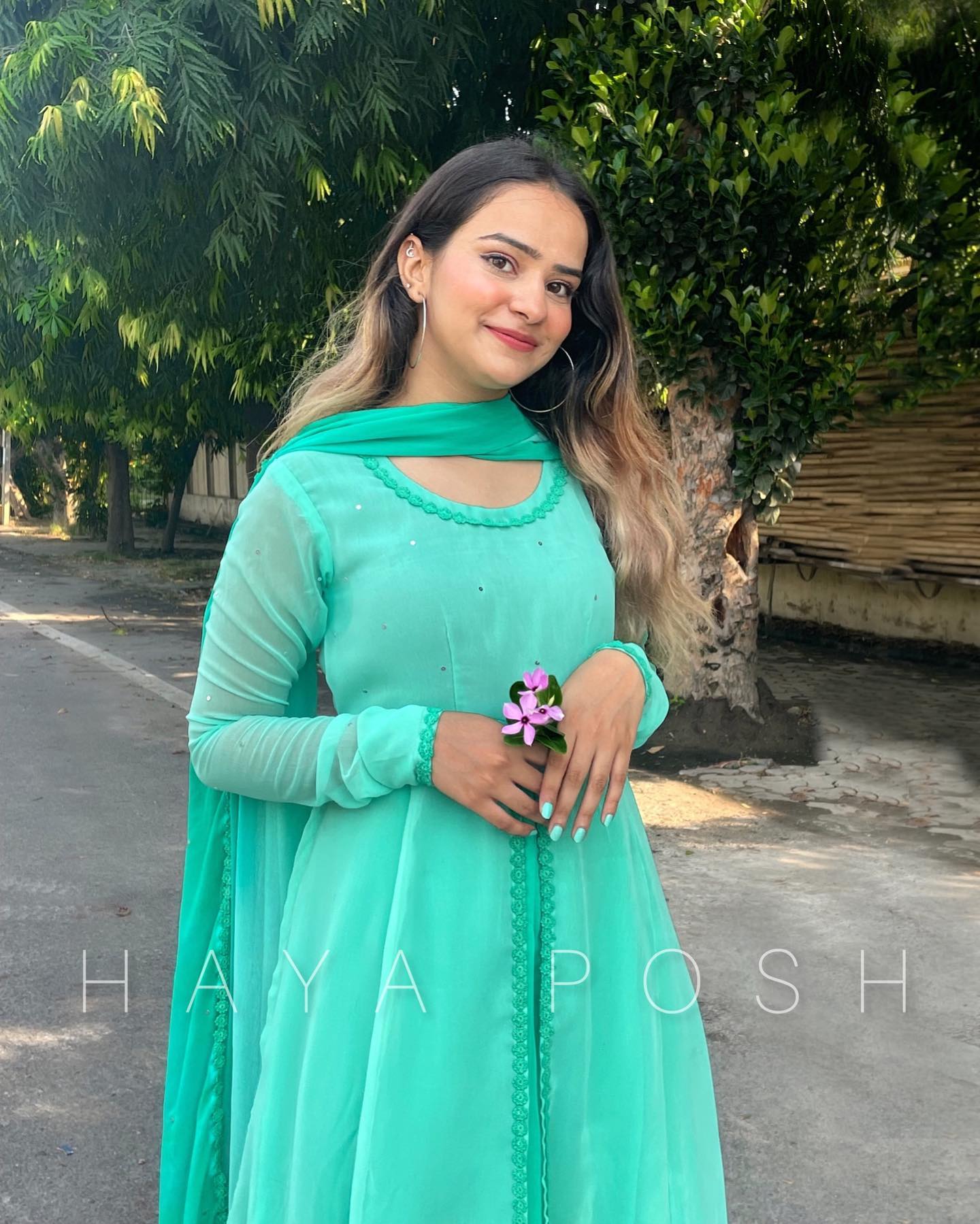 Ombre Layers - HayaPosh Anarkali #