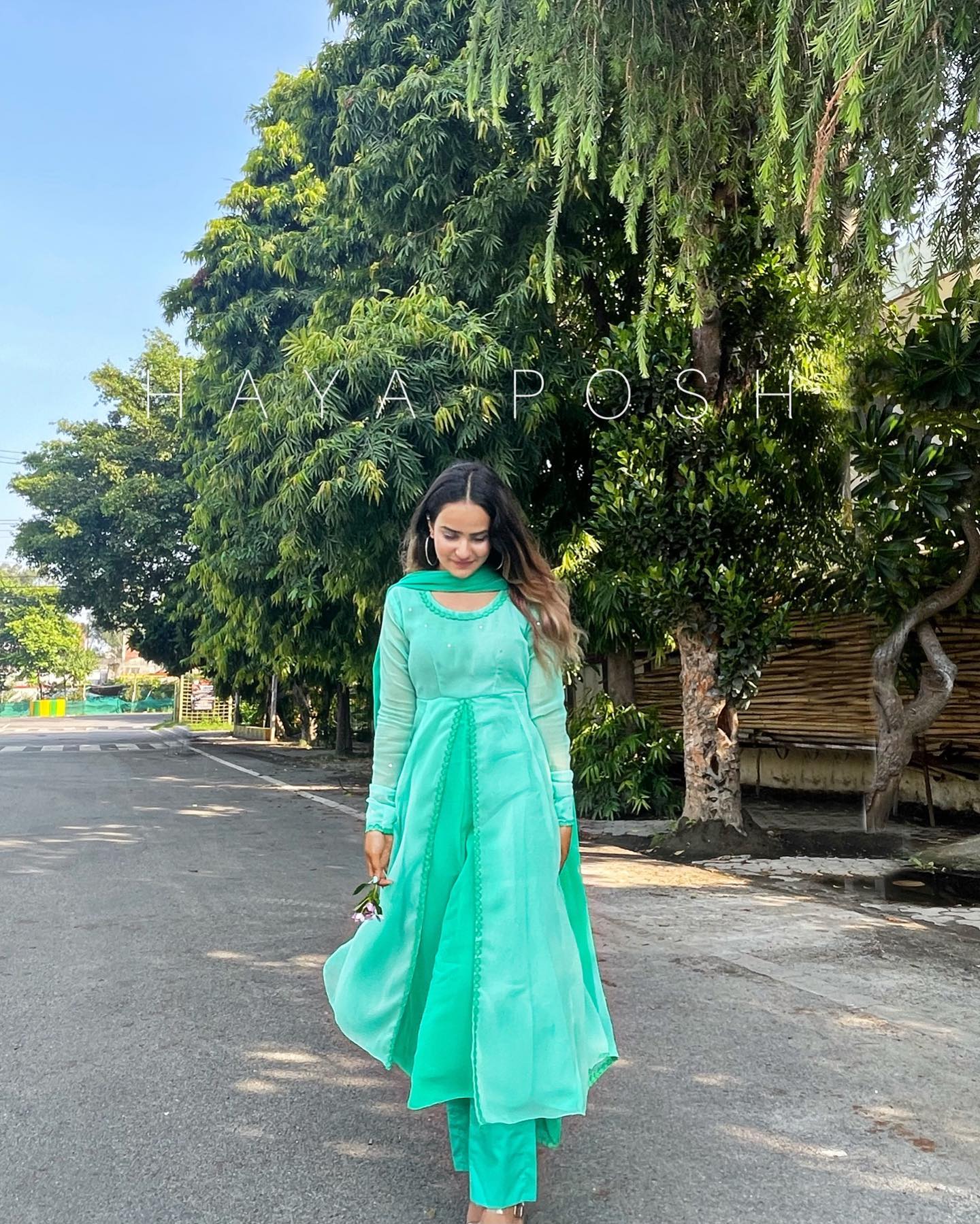 Ombre Layers - HayaPosh Anarkali #