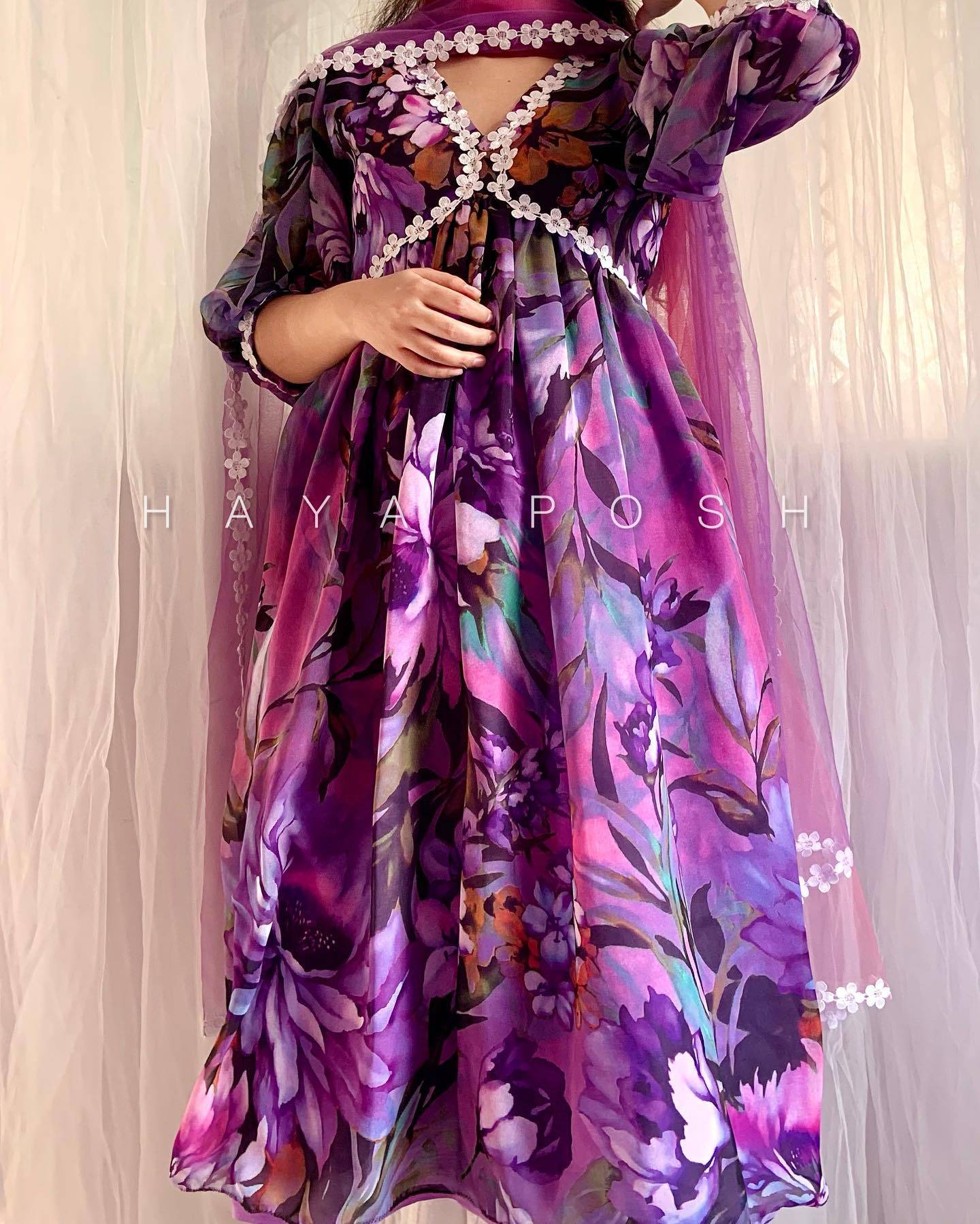 Floral Crush - HayaPosh Frock #