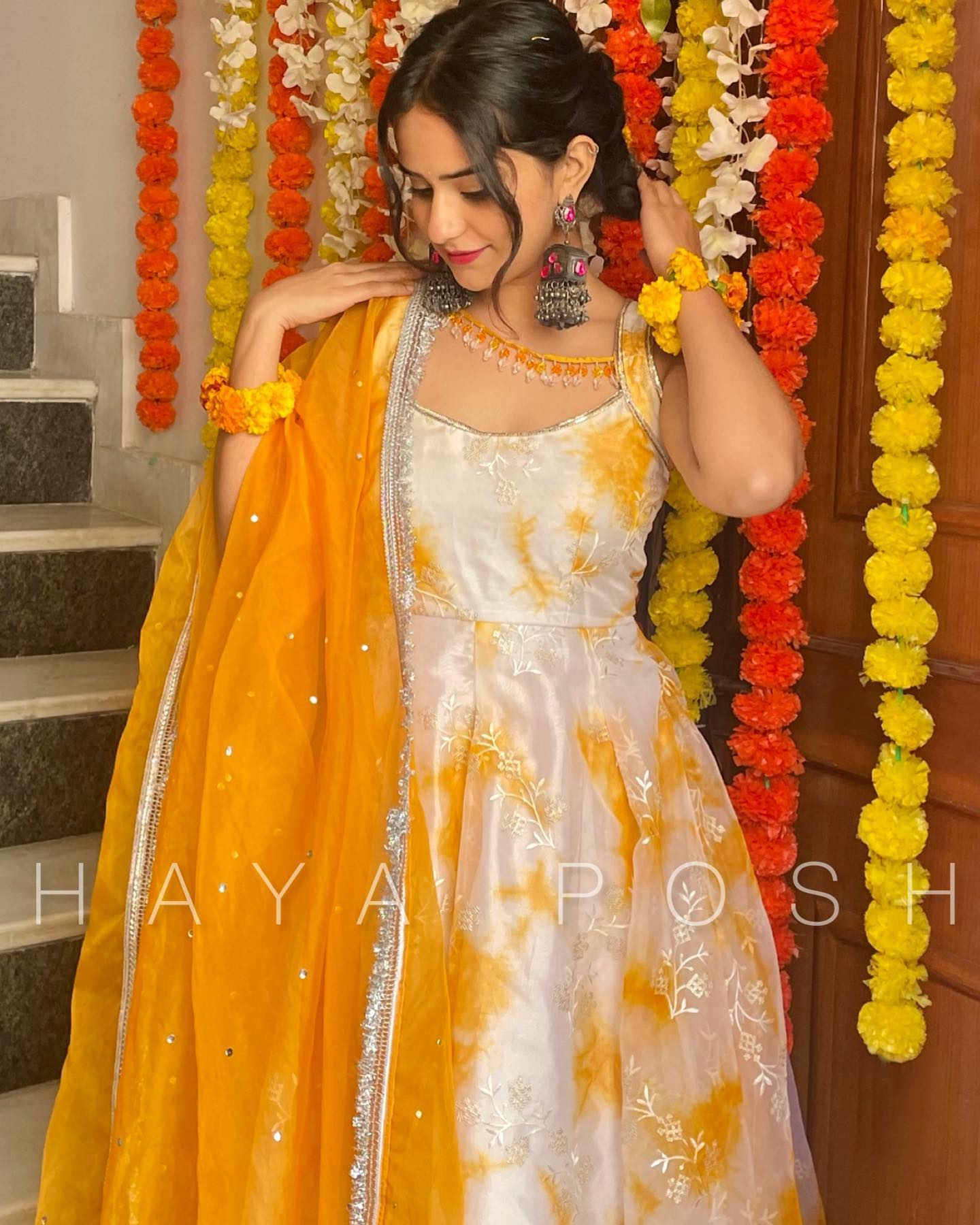 Sunehri Haldi - HayaPosh Anarkali #