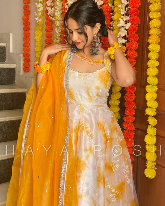 Sunehri Haldi - HayaPosh Anarkali #