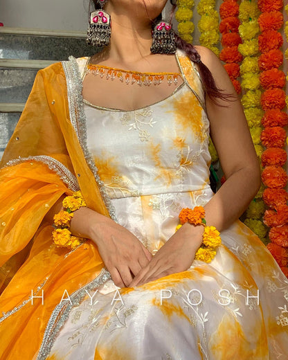 Sunehri Haldi - HayaPosh Anarkali #