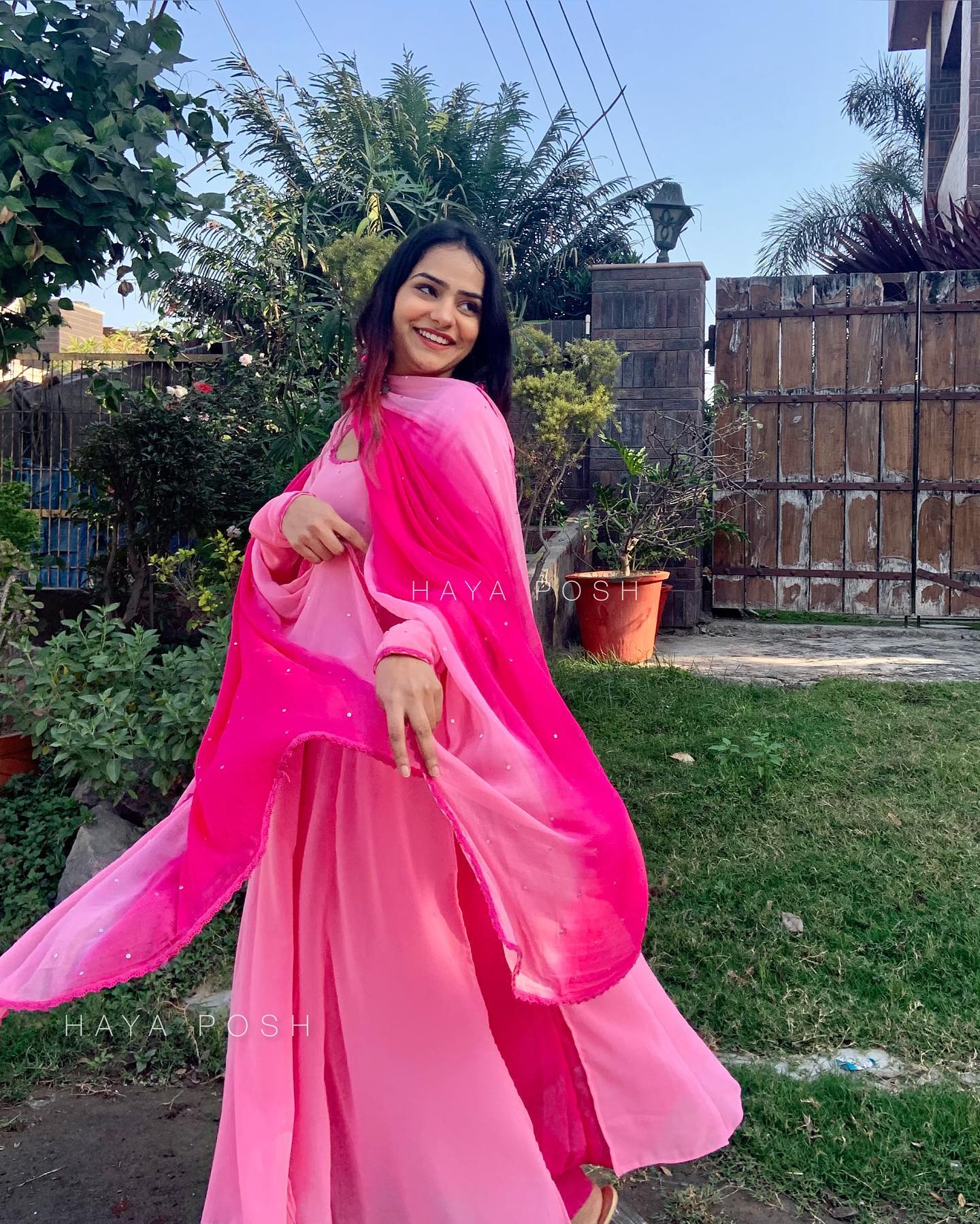 Flowy Layers - HayaPosh Anarkali #