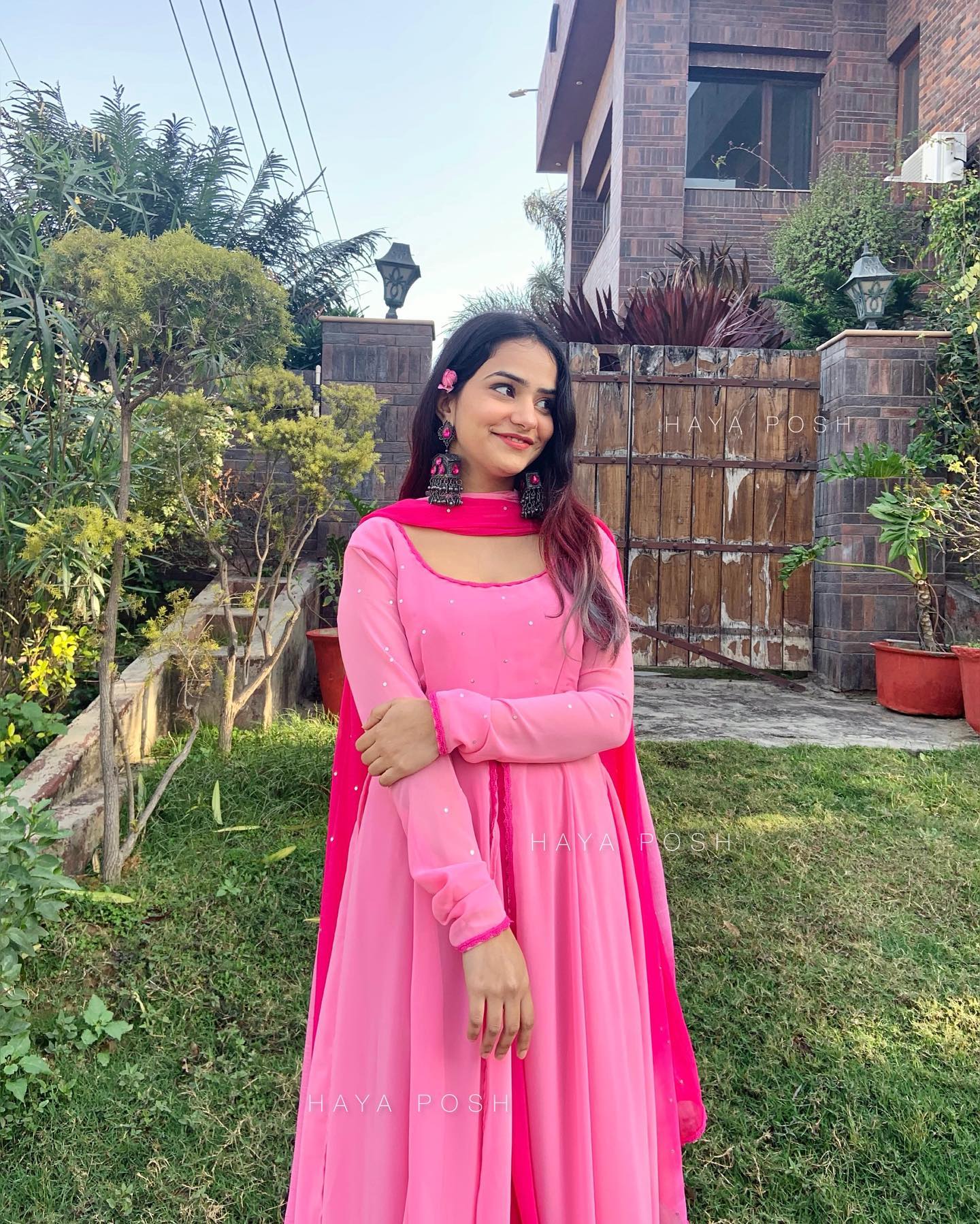 Flowy Layers - HayaPosh Anarkali #