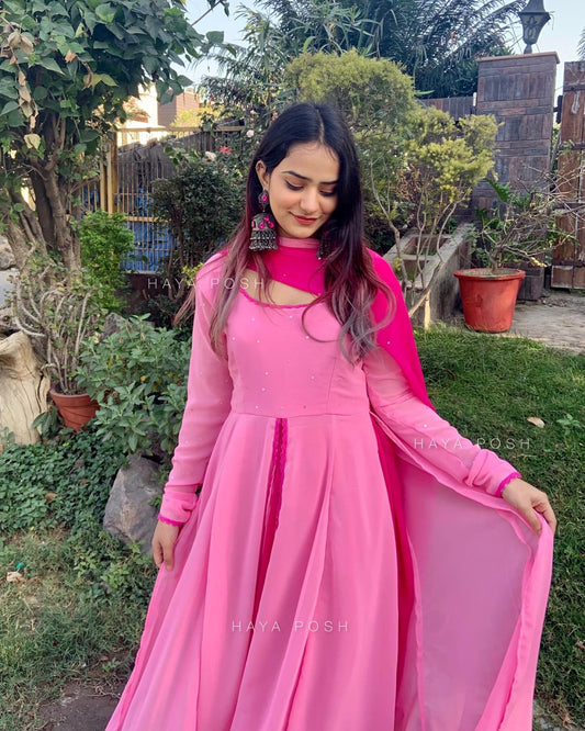 Flowy Layers - HayaPosh Anarkali #
