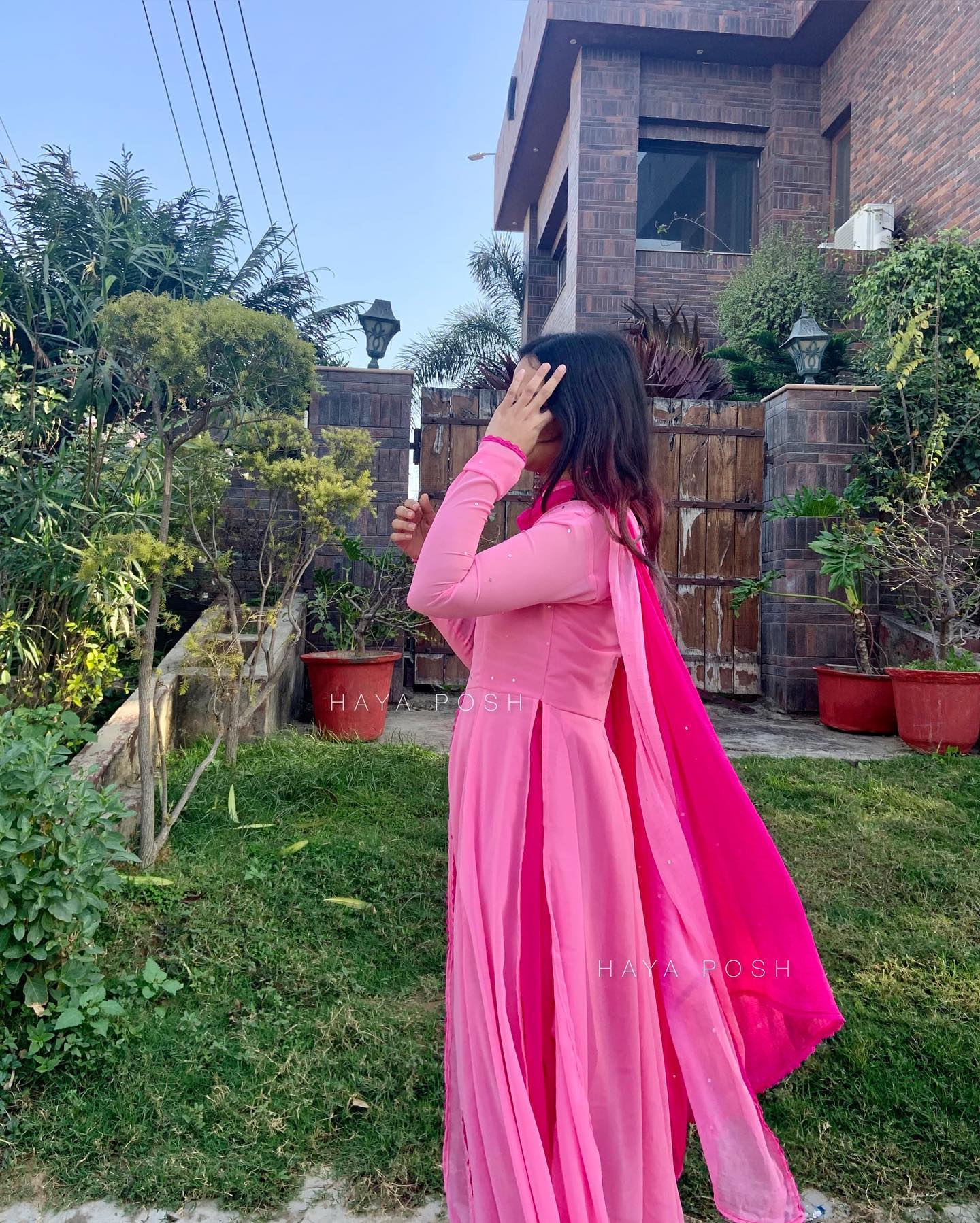 Flowy Layers - HayaPosh Anarkali #