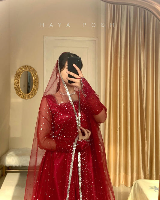 Red Moon Lehenga