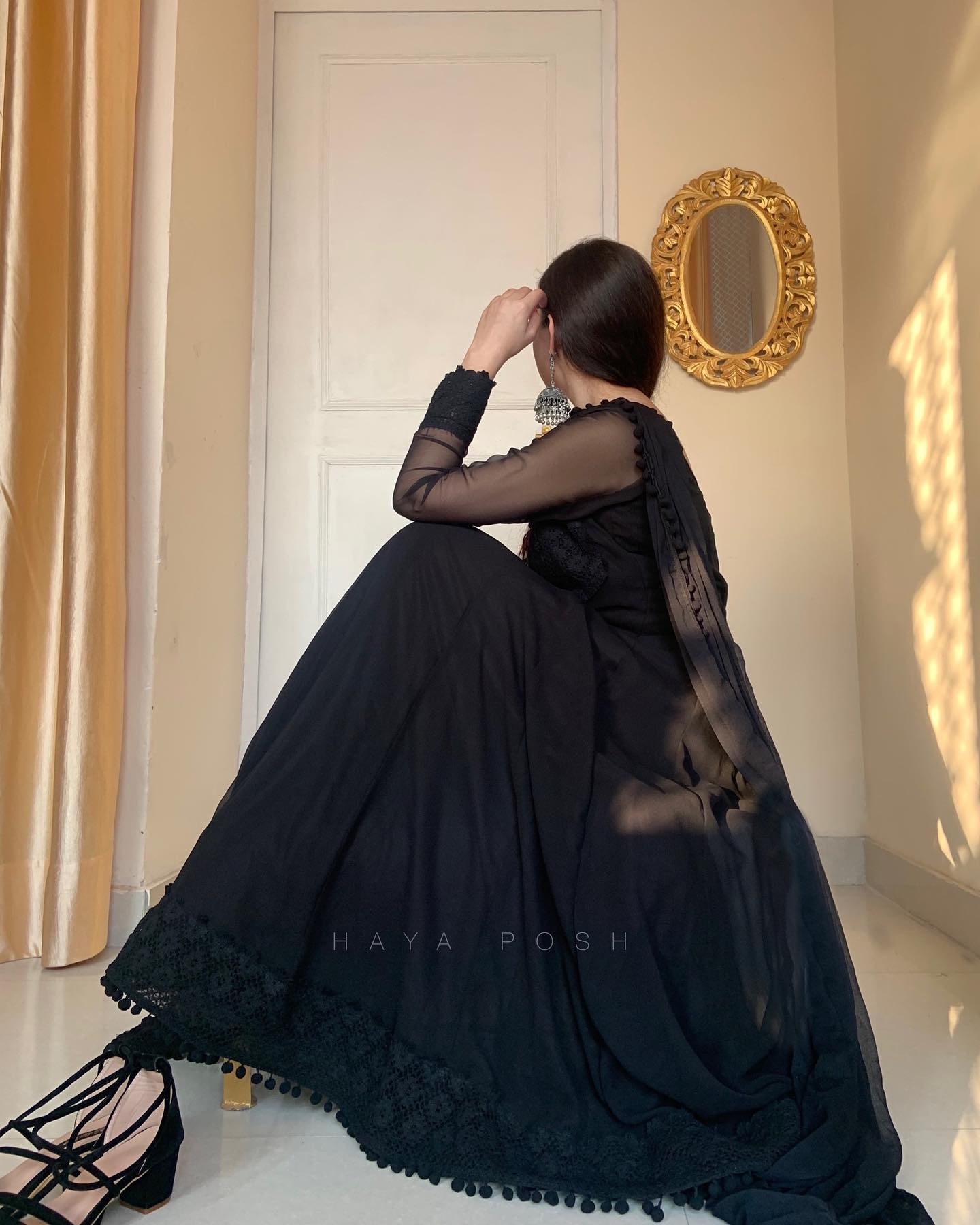 Humasafar Anarkali Set - HayaPosh Anarkali #