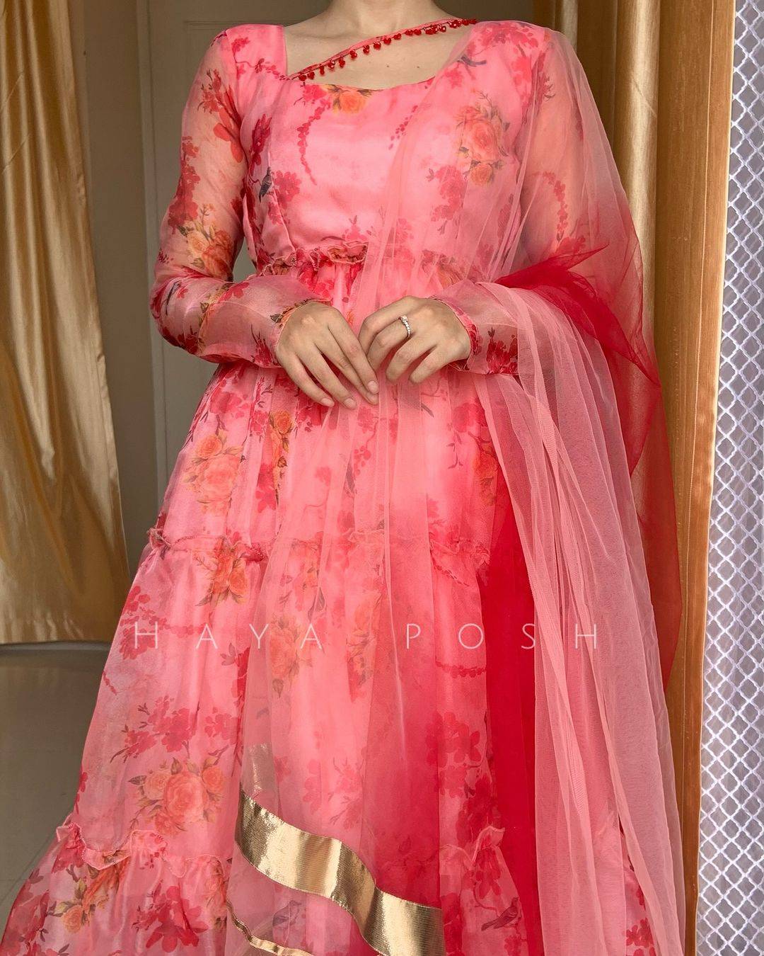 Cherry Blossom - HayaPosh Anarkali #