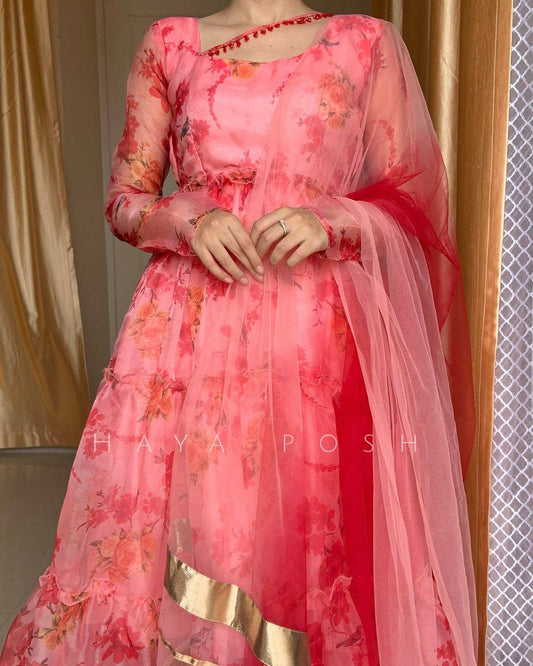 Cherry Blossom - HayaPosh Anarkali #