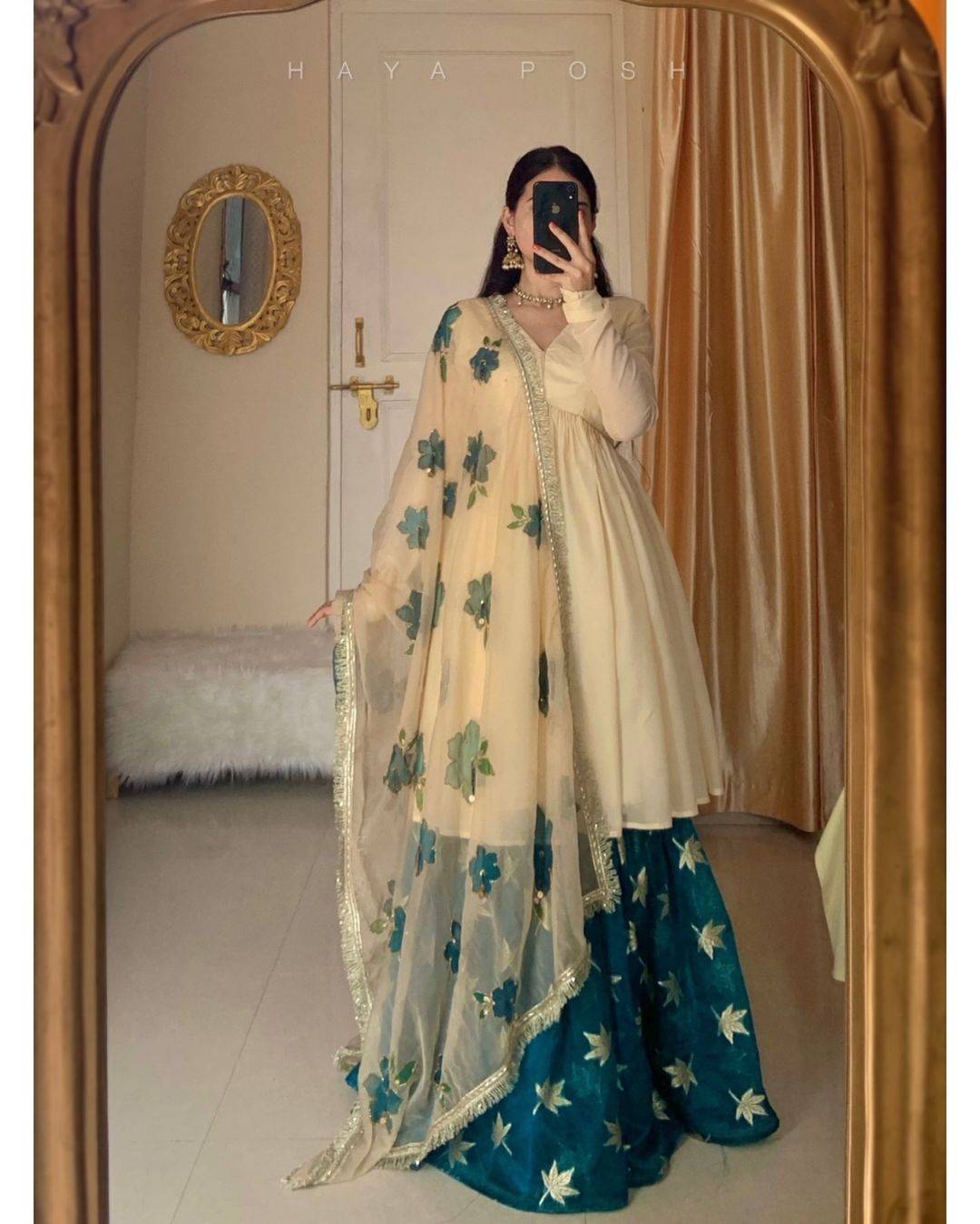 Shehzadi Gharara set - HayaPosh Gharara #