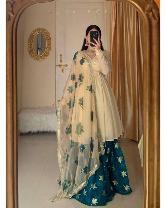 Shehzadi Gharara set - HayaPosh Gharara #