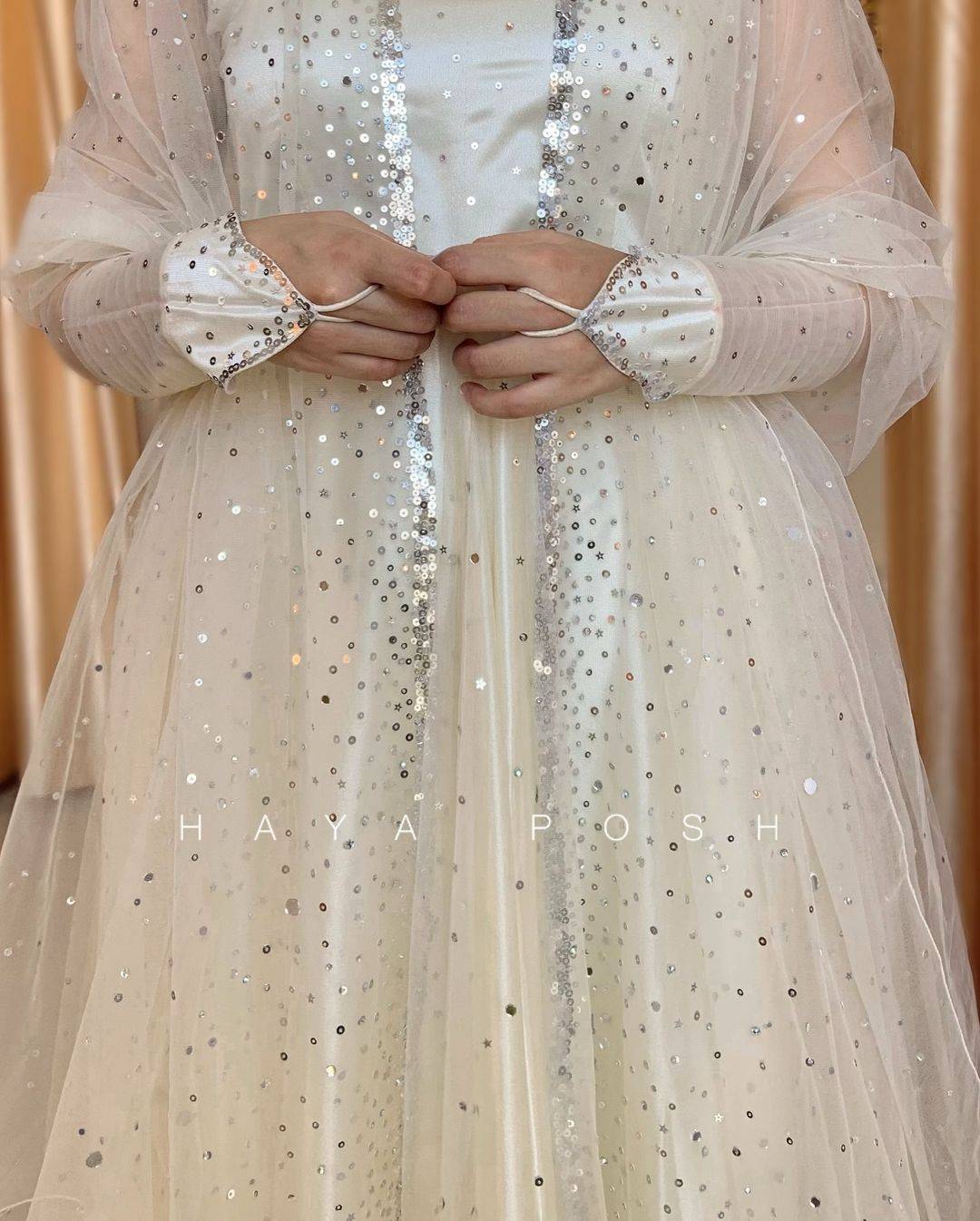 White Moon Lehenga - HayaPosh Lehenga #