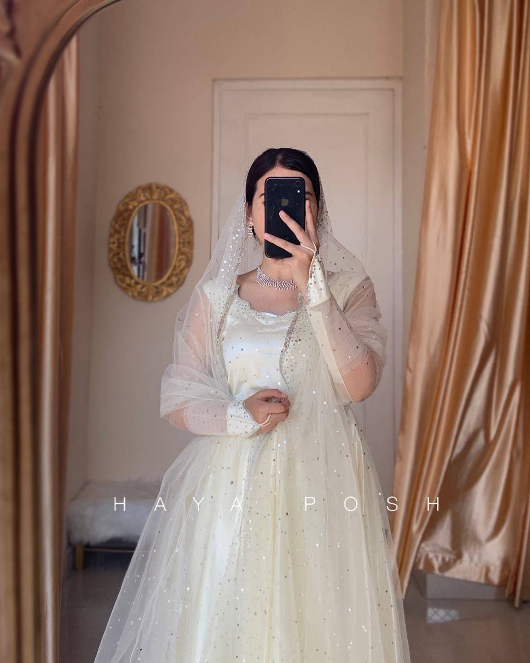 White Moon Lehenga - HayaPosh Lehenga #