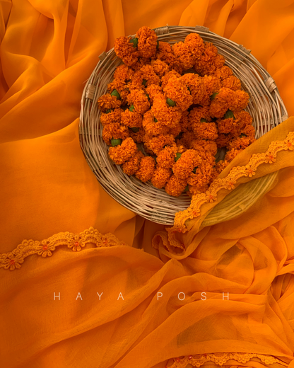 Marigold Anarkali Set